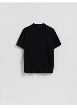 Reserved - Sweter z krótkim rękawem - czarny ze sklepu Reserved w kategorii Swetry męskie - zdjęcie 189182098