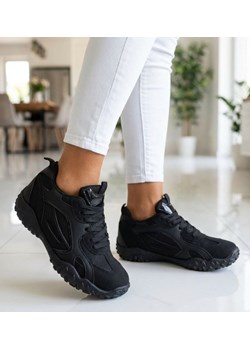 Czarne buty sportowe sneakersy /G5-2 18824 W298/ ze sklepu Pantofelek24.pl w kategorii Buty sportowe damskie - zdjęcie 189182196