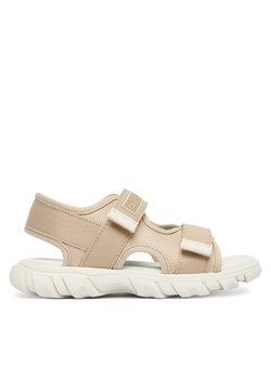 Sandały Calvin Klein Velcro Sandal V1B2-83321-1564 Beżowy ze sklepu eobuwie.pl w kategorii Sandały dziecięce - zdjęcie 189182217