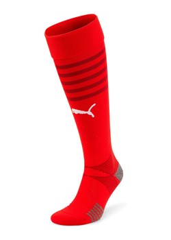 Puma Skarpety piłkarskie "teamFINAL" w kolorze czerwonym ze sklepu Limango Polska w kategorii Skarpetki męskie - zdjęcie 189183757
