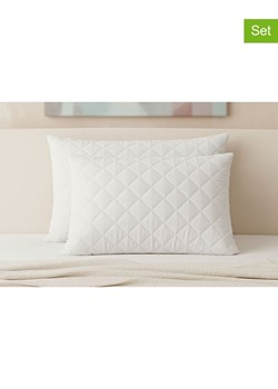 Colourful Cotton Ochraniacze (2 szt.) w kolorze białym na poduszki ze sklepu Limango Polska w kategorii Poduszki dekoracyjne - zdjęcie 189185199