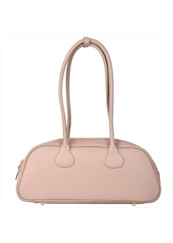 Borse in pelle skórzana torba typu jamnik kuferek róż pudrowy ze sklepu melon.pl w kategorii Torebki bagietki - zdjęcie 189186265