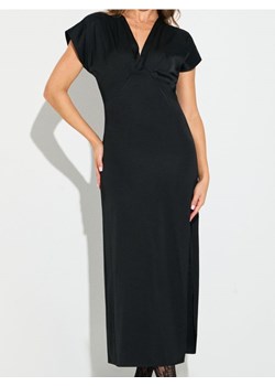 Sinsay - Sukienka maxi z rozcięciem z domieszką wiskozy - czarny ze sklepu Sinsay w kategorii Sukienki - zdjęcie 189186889