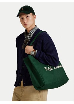 Torebka Polo Ralph Lauren 405962436003 Zielony ze sklepu eobuwie.pl w kategorii Torby Shopper bag - zdjęcie 189187215