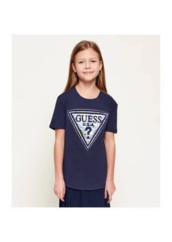 Guess T-shirt | Regular Fit ze sklepu Gomez Fashion Store w kategorii Bluzki dziewczęce - zdjęcie 189189396