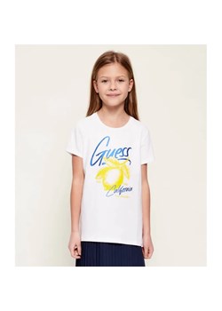 Guess T-shirt | Regular Fit ze sklepu Gomez Fashion Store w kategorii Bluzki dziewczęce - zdjęcie 189189397