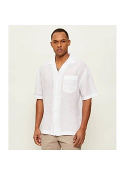 HUGO Lniana koszula Exolino | Relaxed fit ze sklepu Gomez Fashion Store w kategorii Koszule męskie - zdjęcie 189189665