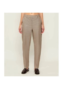 Marella Wełniane spodnie MLLGOLFO | Relaxed fit | z dodatkiem jedwabiu ze sklepu Gomez Fashion Store w kategorii Spodnie damskie - zdjęcie 189190997