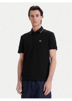 Armani Exchange Polo XM001289 AF10363 UC001 Czarny Regular Fit ze sklepu MODIVO w kategorii T-shirty męskie - zdjęcie 189191155