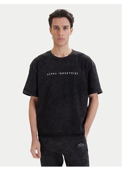 Alpha Industries T-Shirt Acid Logo 258519 Czarny Regular Fit ze sklepu MODIVO w kategorii T-shirty męskie - zdjęcie 189191207