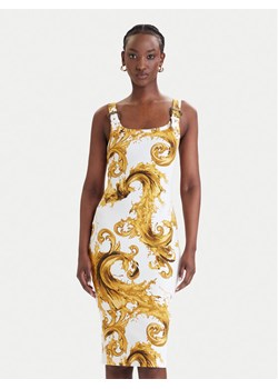 Versace Jeans Couture Sukienka codzienna 80HAO943 JS550 Biały Slim Fit ze sklepu MODIVO w kategorii Sukienki - zdjęcie 189191239