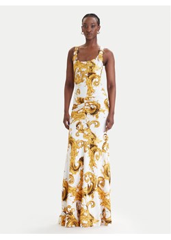 Versace Jeans Couture Sukienka codzienna 80HAO970 JS550 Biały Slim Fit ze sklepu MODIVO w kategorii Sukienki - zdjęcie 189191245