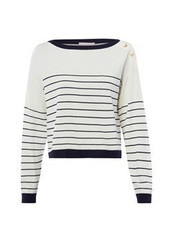 Liu Jo Collection Sweter damski z dzianiny Kobiety Sztuczne włókno écru w paski ze sklepu vangraaf w kategorii Swetry damskie - zdjęcie 189191998