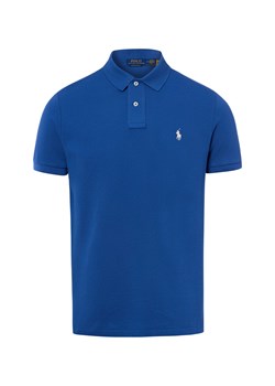 Polo Ralph Lauren Męska koszulka polo Mężczyźni Bawełna niebieski jednolity ze sklepu vangraaf w kategorii T-shirty męskie - zdjęcie 189192009