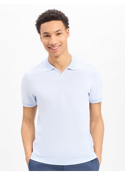 JOOP! Męska koszulka polo - Iwanito Mężczyźni Bawełna (100%) jasnoniebieski marmurkowy ze sklepu vangraaf w kategorii T-shirty męskie - zdjęcie 189192026