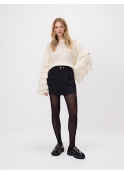 Reserved - Spódnico-szorty z paskiem - czarny ze sklepu Reserved w kategorii Szorty - zdjęcie 189192367