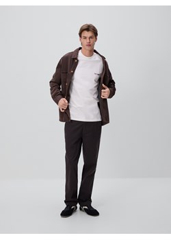 Reserved - Jeansowa koszula comfort fit - dark grey jeans ze sklepu Reserved w kategorii Koszule męskie - zdjęcie 189192535