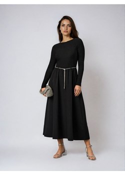 Sinsay - Sukienka z paskiem - czarny ze sklepu Sinsay w kategorii Sukienki - zdjęcie 189193915