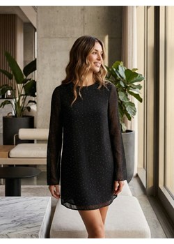 Sinsay - Sukienka mini z cyrkoniami - czarny ze sklepu Sinsay w kategorii Sukienki - zdjęcie 189193919