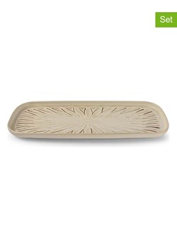 Salt and Pepper Talerze (4 szt.) "Orion" w kolorze beżowym do serwowania - 34 x 13 cm ze sklepu Limango Polska w kategorii Misy i tace dekoracyjne - zdjęcie 189194165
