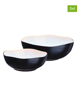 Björn Salaterki (2 szt.) "Iris" w kolorze białym ze sklepu Limango Polska w kategorii Misy i tace dekoracyjne - zdjęcie 189195335