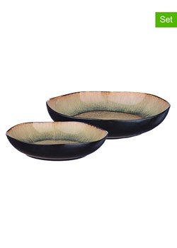 Björn Miski (2 szt.) "Iris" w kolorze beżowo-brązowym na owoce ze sklepu Limango Polska w kategorii Misy i tace dekoracyjne - zdjęcie 189195418