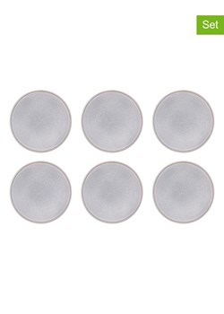 Björn Talerze obiadowe (6 szt.) "Stone" w kolorze szarym - Ø 27,5 cm ze sklepu Limango Polska w kategorii Naczynia - zdjęcie 189195697