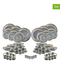 Björn 60-częściowy zestaw "Genesis" w kolorze szaro-beżowym ze sklepu Limango Polska w kategorii Naczynia - zdjęcie 189195775