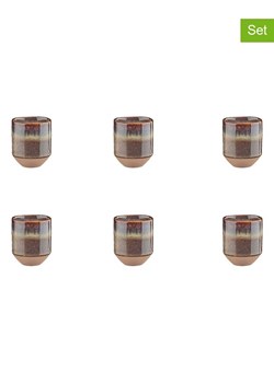 Björn Filiżanki (6 szt.) "Genesis" w kolorze jasnobrązowym - 80 ml ze sklepu Limango Polska w kategorii Kubki - zdjęcie 189195929