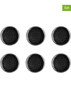 Björn Talerzyki deserowe (6 szt.) "Moon" w kolorze czarnym - Ø 21 cm ze sklepu Limango Polska w kategorii Naczynia - zdjęcie 189196128