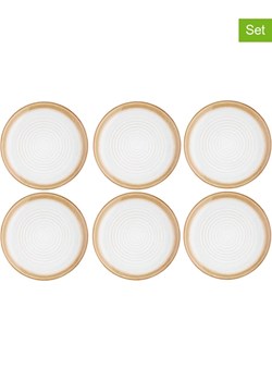 Björn Talerze obiadowe (6 szt.) "Cosmos" w kolorze biało-beżowym - Ø 27,5 cm ze sklepu Limango Polska w kategorii Naczynia - zdjęcie 189196168
