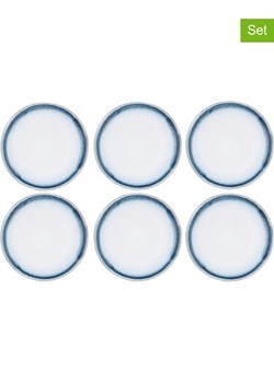 Björn Talerze obiadowe (6 szt.) "Cosmos" w kolorze biało-niebieskim - Ø 27,5 cm ze sklepu Limango Polska w kategorii Naczynia - zdjęcie 189196198