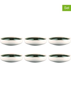 Björn Miski śniadaniowe (6 szt.) "Oxygen" w kolorze zielonym - Ø 22 cm ze sklepu Limango Polska w kategorii Naczynia - zdjęcie 189196226