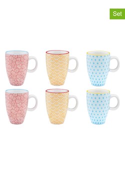 Björn Kubki (6 szt.) w kolorze błękitnym, czerwonym i żóltym do espresso - 90 ml ze sklepu Limango Polska w kategorii Dzbanki i zaparzacze - zdjęcie 189196348