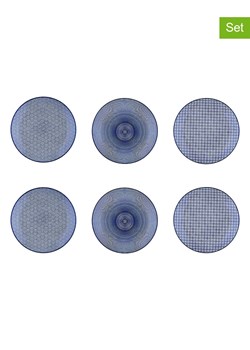 Björn Talerzyki deserowe (6 szt.) "Dark" w kolorze granatowym - Ø 21 cm ze sklepu Limango Polska w kategorii Naczynia - zdjęcie 189196415