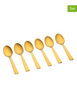 Björn Łyżeczki (6 szt.) "Telmo" w kolorze złotym do kawy - dł. 12 cm ze sklepu Limango Polska w kategorii Sztućce - zdjęcie 189196729