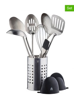 Björn 10-częściowy zestaw "Ivar" w kolorze srebrnym ze sklepu Limango Polska w kategorii Akcesoria kuchenne - zdjęcie 189197159