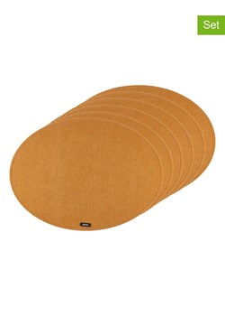 Björn Podkładki (6 szt.) w kolorze jasnobrązowym - 45 x 33 cm ze sklepu Limango Polska w kategorii Podkładki na stół - zdjęcie 189197435