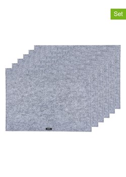 Björn Podkładki (6 szt.) w kolorze szarym - 45 x 33 cm ze sklepu Limango Polska w kategorii Podkładki na stół - zdjęcie 189197447