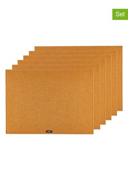 Björn Podkładki (6 szt.) w kolorze jasnobrązowym - 45 x 33 cm ze sklepu Limango Polska w kategorii Podkładki na stół - zdjęcie 189197459