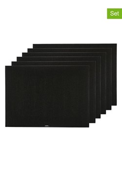 Björn Podkładki (6 szt.) w kolorze czarnym - 45 x 33 cm ze sklepu Limango Polska w kategorii Podkładki na stół - zdjęcie 189197465