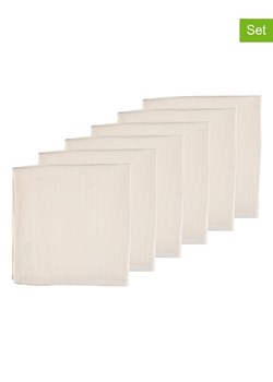 Björn Serwetki (6 szt.) w kolorze kremowym - 40 x 40 cm ze sklepu Limango Polska w kategorii Akcesoria kuchenne - zdjęcie 189197495