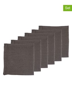 Björn Serwetki (6 szt.) w kolorze brązowym - 40 x 40 cm ze sklepu Limango Polska w kategorii Akcesoria kuchenne - zdjęcie 189197519