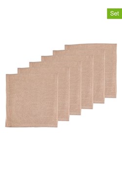 Björn Serwetki (6 szt.) w kolorze jasnoróżowym - 40 x 40 cm ze sklepu Limango Polska w kategorii Akcesoria kuchenne - zdjęcie 189197527
