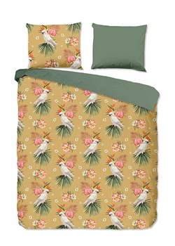 Pure Komplet pościeli "Kakatoe" w kolorze żółto-zielonym z mikrofibry ze sklepu Limango Polska w kategorii Pościele - zdjęcie 189198559