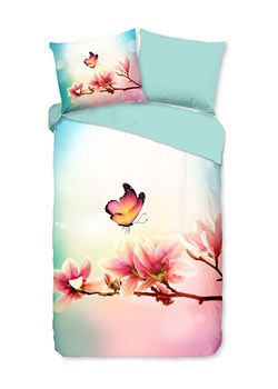 Pure Komplet pościeli "Yuni" w kolorze turkusowo-jasnoróżowym z mikrofibry ze sklepu Limango Polska w kategorii Pościele - zdjęcie 189198566