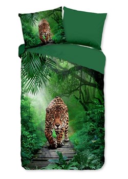 Pure Komplet pościeli "Amazone" w kolorze zielonym z mikrofibry ze sklepu Limango Polska w kategorii Pościele - zdjęcie 189198595