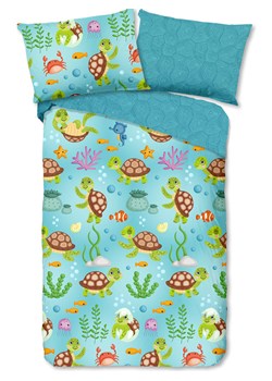 Good Morning Komplet pościeli w kolorze niebieskim ze wzorem ze sklepu Limango Polska w kategorii Pościel dziecięca - zdjęcie 189198717