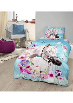 Good Morning Komplet pościeli w kolorze turkusowo-różowym ze sklepu Limango Polska w kategorii Pościel dziecięca - zdjęcie 189198885