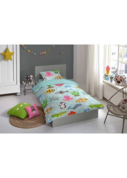 Good Morning Komplet pościeli w kolorze błękitnym ze wzorem ze sklepu Limango Polska w kategorii Pościel dziecięca - zdjęcie 189198896